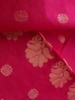 Mulberry-Magenta zari Chanderi Saree - Image 2