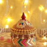 Multicolour Lacework small-medium wooden Sindur-Dani