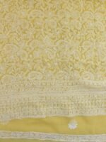 Mustard-Yellow Chikankari georgette Ladies-suit - Image 3