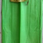 Normal-Green Paper Tussar silk kurta Fabric