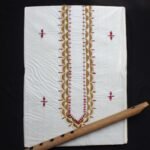 Off-White Pure silk Kurta fabric for men