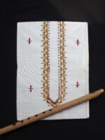 Off-White Pure silk Kurta fabric for men