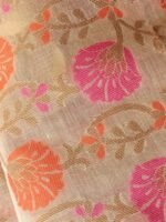 Off-White Kora Banarasi Sari - Image 3