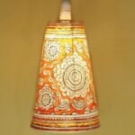 Orange Flowers, Tholu Bommalata Pendant Lamp