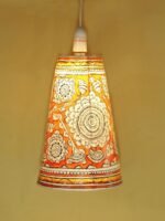 Orange Flowers, Tholu Bommalata Pendant Lamp