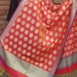 Orange Imitaion-Katan Banarasi Dupatta