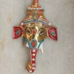 Enamelled Brass Ganesha Wall hanging