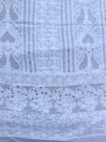 Paan Buti Mukaish Chikankari georgette kurta fabric - Image 2