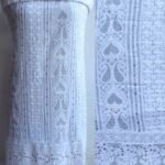 Paan Buti Mukaish Chikankari georgette kurta fabric