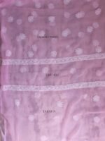Pale-Pink georgette Chikankari Dress-material - Image 4
