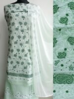 Pale Mint-Green Chikankari cotton suit