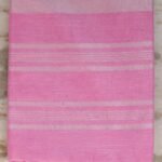 Pastel-Pink Linen Cotton Saree