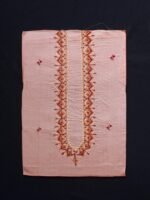 Peach-Orange Kurta fabric for Men