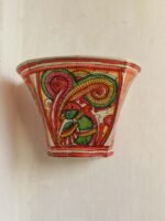 Peacocks, small Tholu Bommalata wall Lamp - Image 2
