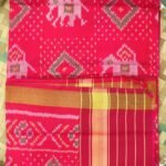 Red-Pink Pure-silk Patola Dupatta