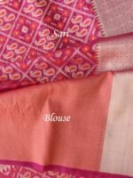 Pink Banarasi Sari - Image 3