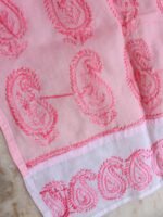 Chikankari embroidered Pink ladies Kurta - Image 4