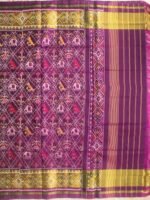 Purple pure silk Patan Patola Dupatta - Image 2