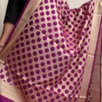 Purple Banarasi Dupatta