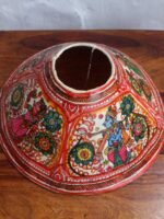 Radha-Krishna Round Tholu-Bommalata Lampshade - Image 2