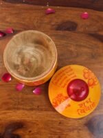 Red and Yellow Big wooden Sindoor-Box - Image 4