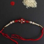 Red Kundanwork Rakhi