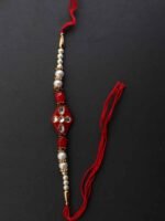 Red Kundanwork Rakhi - Image 2
