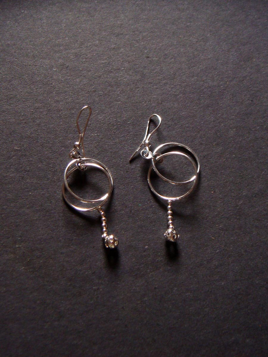 Ring-in-ring-earring.jpg Ring in a Ring-Daily Wear Ear Rings - Image 1
