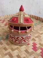 Roses, Kundan and Beads small-medium Sinhora - Image 2