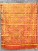 Rust-Orange Patola silk Dupatta - Image 4