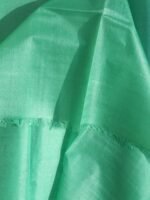 Sea-Green Paper Tassar Silk Fabric - Image 3