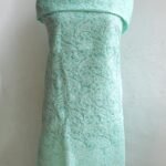 Seafoam-Green cotton Chikankari Kurta fabric