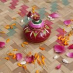 Handcrafted wooden small sindoor dibiya