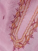 Soft-Pink Pure Silk Kurta Fabric for Men - Image 2