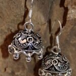 Silver Bells- Ethnic Silver Jhumki Earrings
