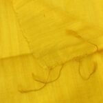 Sun-Yellow Dupion Silk Dupatta