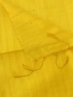 Sun-Yellow Dupion Silk Dupatta