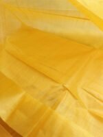 Sun-yellow Paper tussar silk fabric - Image 3