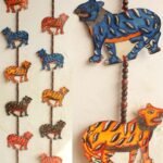 Tholu-Bommalata Tiger Door-Hanging