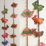 Tortoise and Hare Tholu-Bommalata Door-hanging