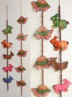 Tortoise and Hare Tholu-Bommalata Door-hanging