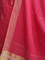Tomato-Red Cotton Bhujodi Dress-material - Image 4
