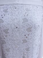 White Chikankari-Mukaish Kurta-Dupatta Set - Image 2