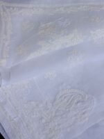 White Lucknow Chikankari cotton Sari - Image 2