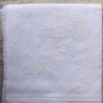 White Lucknow Chikankari cotton Sari