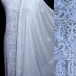 White Mukaish Chikankari Kurta-dupatta set