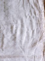 Fardi Mukaish Embroidery White Georgette Dupatta - Image 4