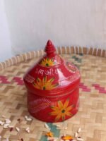 White, Yellow Red wooden Sindur Dani