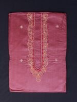 Wine-Red silk Kurta Fabric for Men