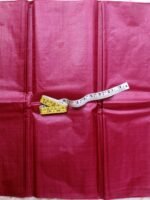 Wine-Red paper tussar silk cut-piece